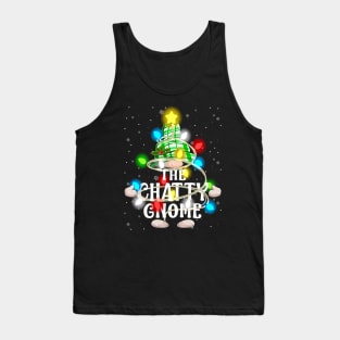 The Chatty Gnome Christmas Matching Family Shirt Tank Top